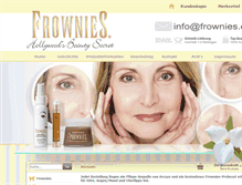 Tablet Screenshot of frownies.de